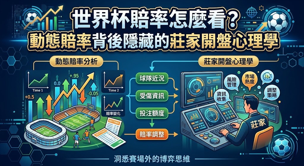 動態賠率背後隱藏的莊家開盤心理學